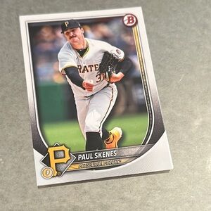 Pittsburgh Pirates Baseball Card Paul Skenes